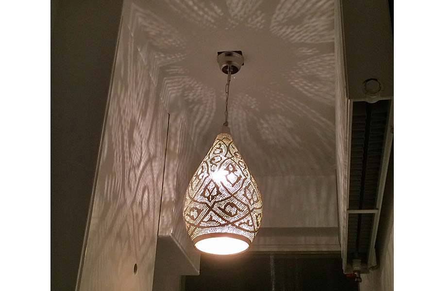 egyptische lamp hal