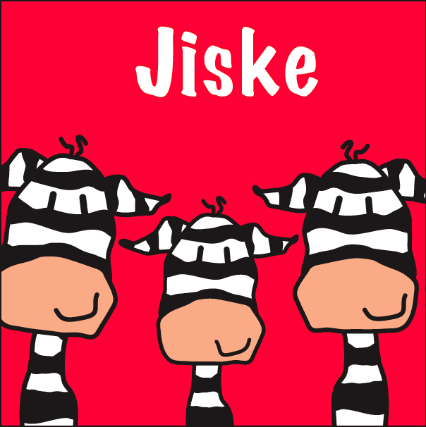 geboortekaartje zebra jiske