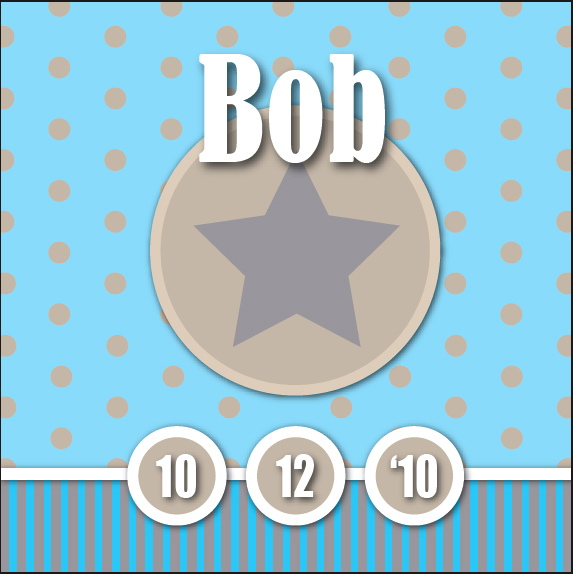 geboortekaartje lief bob