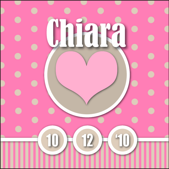 geboortekaartje lief chiara