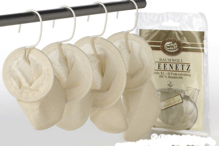 Katoenen theefilter