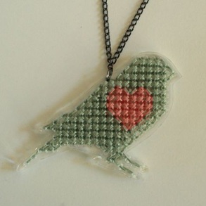 Ketting hart birdie* 