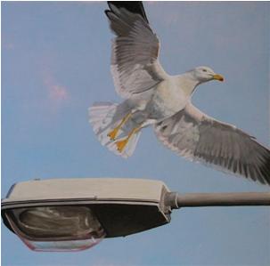 Schilderij Lantaren 2