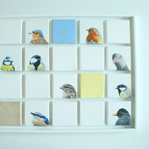 Schilderij vogels