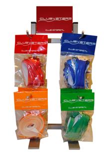Display met 4 gaten voor presenatie van uw veters