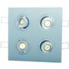 MONTAGEPLAAT VIERKANT 142x142mm