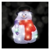 Kerstdecoratie LED acryl  sneeuwpop 40xLed