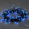 LED lichtsnoer 80x bolletjes blauwe LED