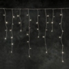 LED Kerstverlichting koppelbaar 2,5m ijsregen-snoer 100x warm-witte LED