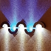 LED WANDARMATUUR HALF PIPE