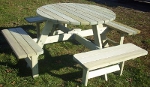 picknicktafel rond