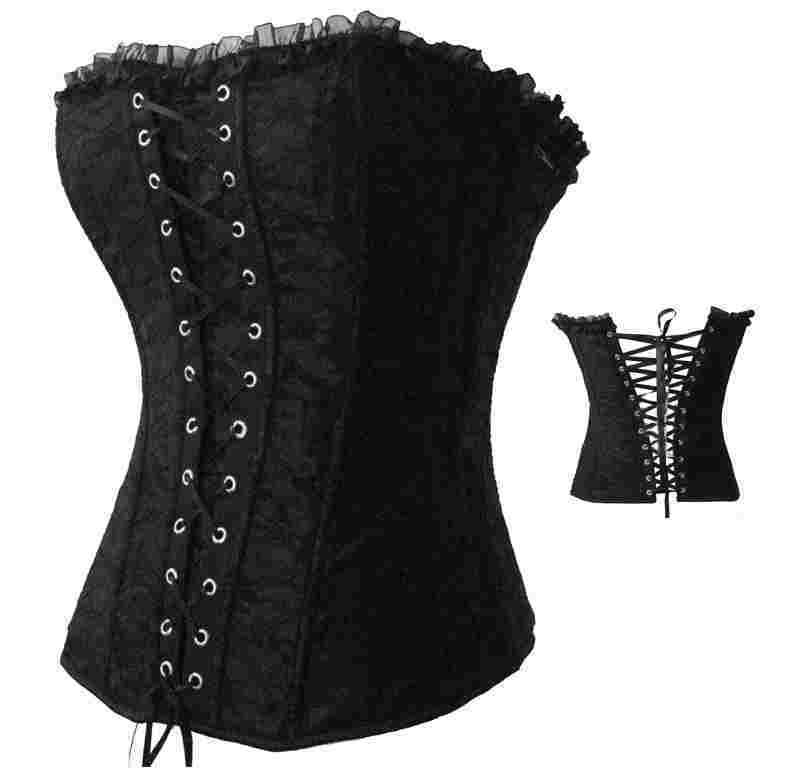 Brocade lace Bustier.