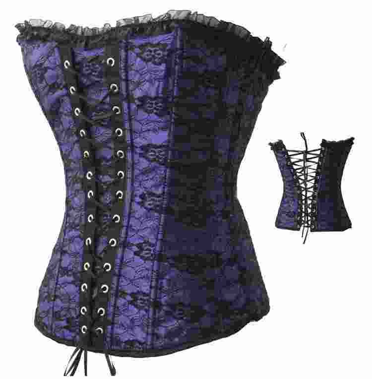 Brocade lace Bustier.