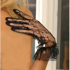 Short wedding gloves