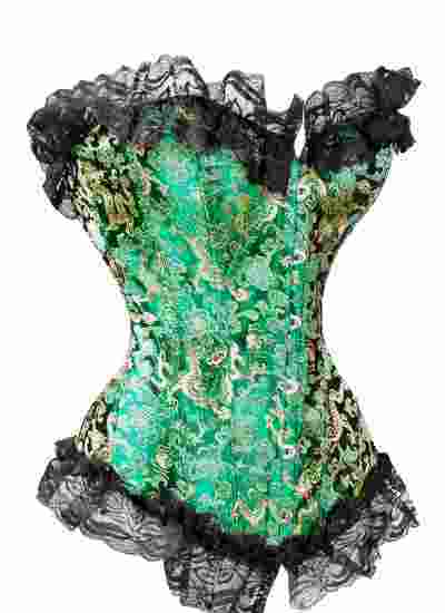 Victorian  lace Bustier.