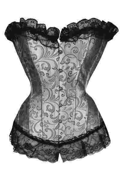 Victorian  lace Bustier.