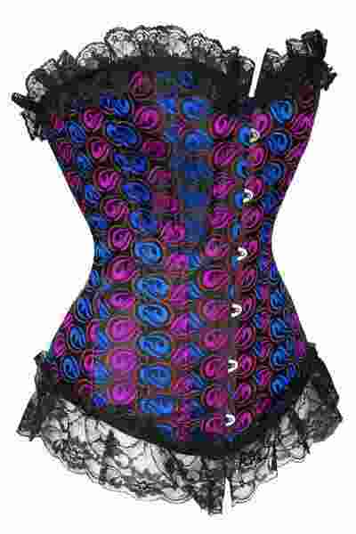 Brocade lace Bustier.