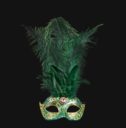 Colombina feather mask