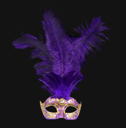 Colombina feather mask