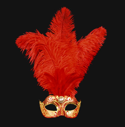 Colombina feather mask