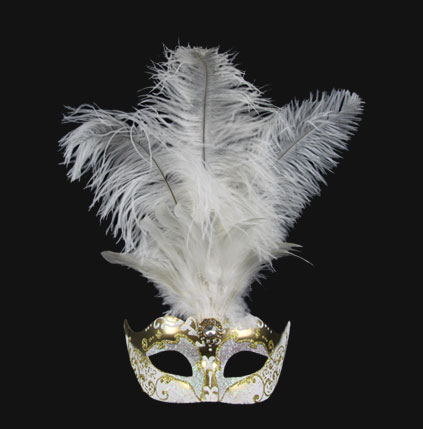 Colombina feather mask