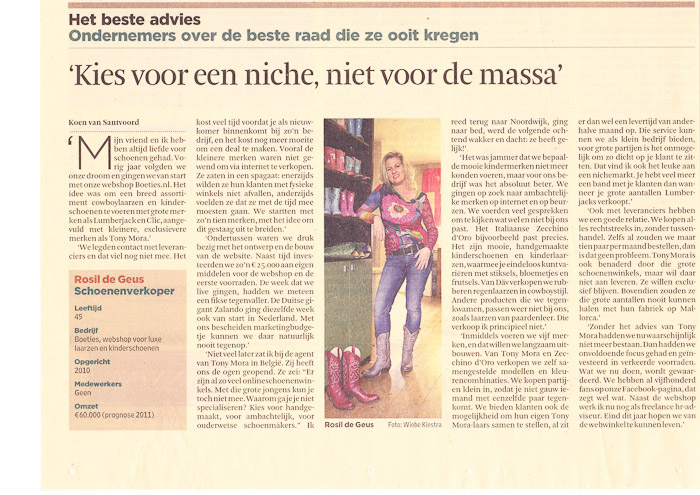 Kies voor een niche, niet voor de massa