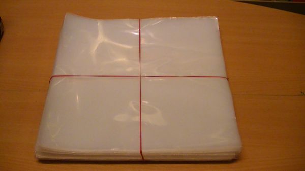 Zacht Plastic Beschermhoezen voor LP's, dikte 15 my