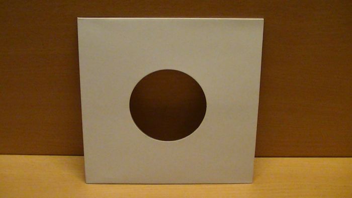 Wit Kartonnen hoezen voor vinylsingles