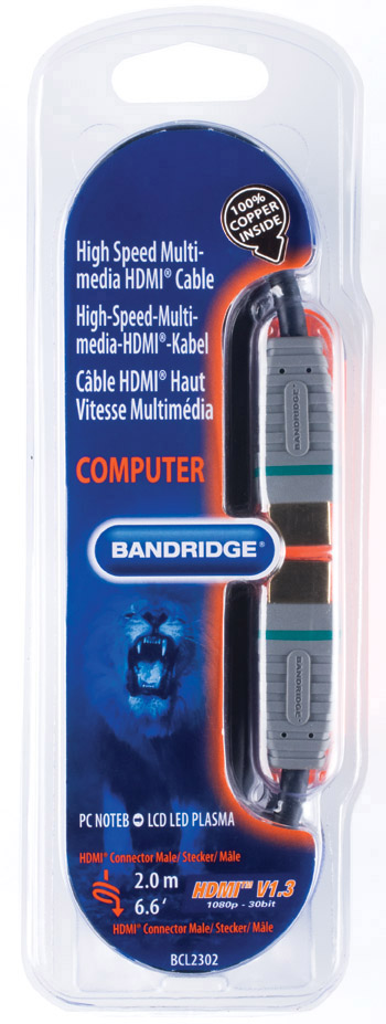<b>Bandridge BCL 2302 High Speed HDMI Kabel </b>