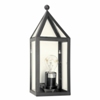 MUIDEN RVS WANDLAMP ZWART