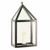 STOCKHOLM KLEIN RVS WANDLAMP ZWART