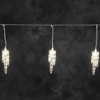 Kerstverlichting ijspegel 4m lichtsnoer 20x LED warm-wit