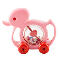 Eend rammelaar Jean baby speelgoed vintage