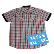JeansXL 206 Camiseta rojo 3xl 8xl - www.misterbig.es