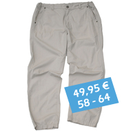 JeansXL 345 pantalones beige 5 bolsillos 58 64- misterbig.es