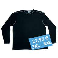 VANDAM 7790 sueter negro 3xl 8xl - www.misterbig.es