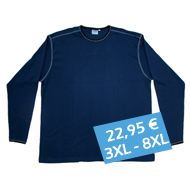 VANDAM 7791 sueter azul 3xl 8xl - www.misterbig.es