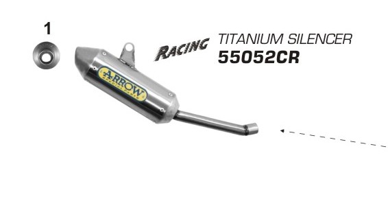 Arrow All-Road-2T Silencer Titanium KTM EXC 125 2008-2011