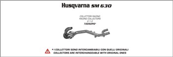 Arrow Collectors Racing collector Titanium Husqvarna SM 630 2010-2011