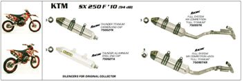 Arrow MX Competition EVO Full System Titanium KTM SX 250 F 2010-2011
