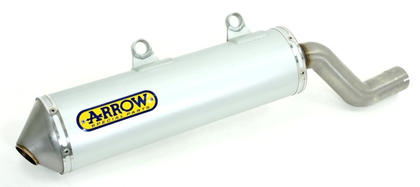 Arrow Enduro Alumilite Silencer RVS (Gepolijst) Honda XR 600 R 1991-1998