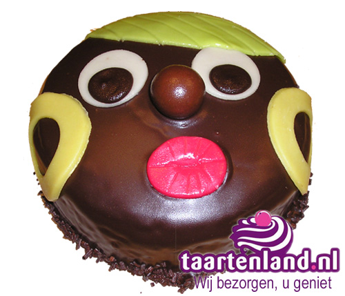 Zwarte Piet taartje