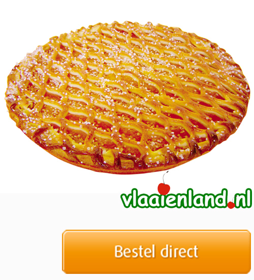 Abrikozen raster vlaai