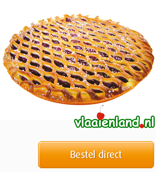 Kersen raster vlaai