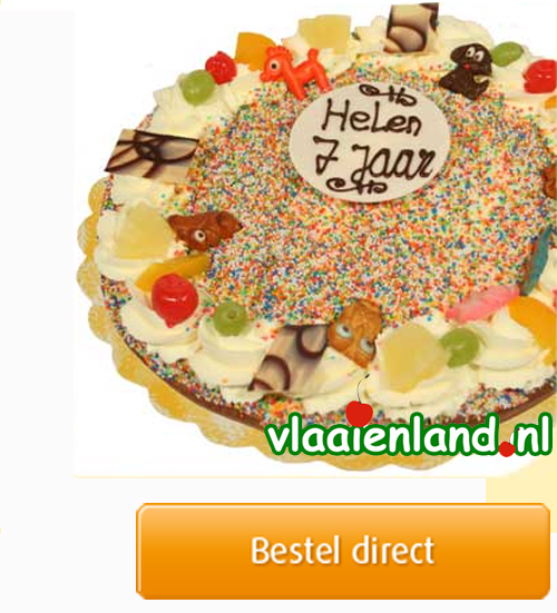 Kinder verjaardag vlaai