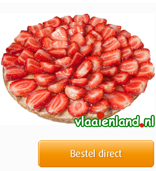 Aardbeienvlaai