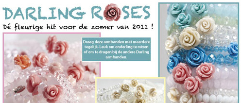 2012 Biba rozen armbandjes oh zo leuk om te combineren