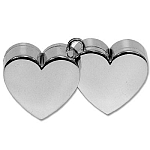 Ballongewicht hartjes silver