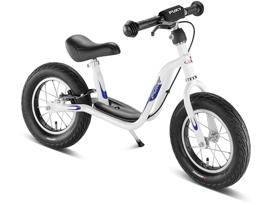 Loopfiets XL met V-brake,spaakwielen wit