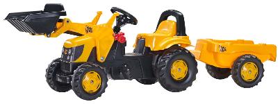 Rolykid JCB met aanhanger en frontlader